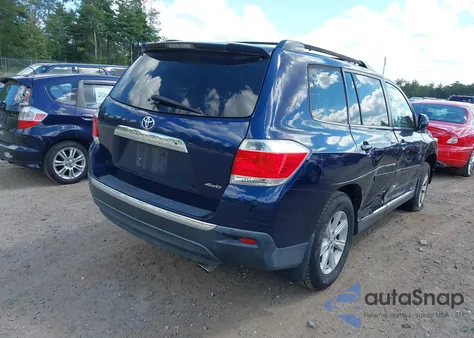 2012 Toyota Highlander Se V6 из США, поврежденный, VIN 5TDBK3EH0CS155460